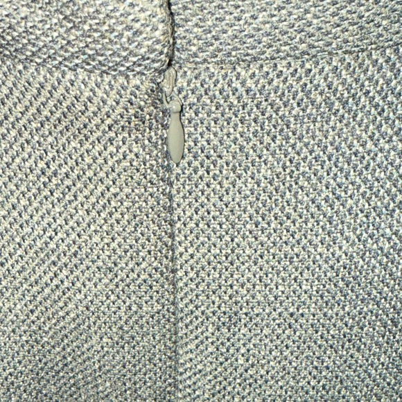 Valerie Stevens Classic Brown 100% Wool Tweed Lined Pencil Skirt Size 8 - Picture 3 of 7